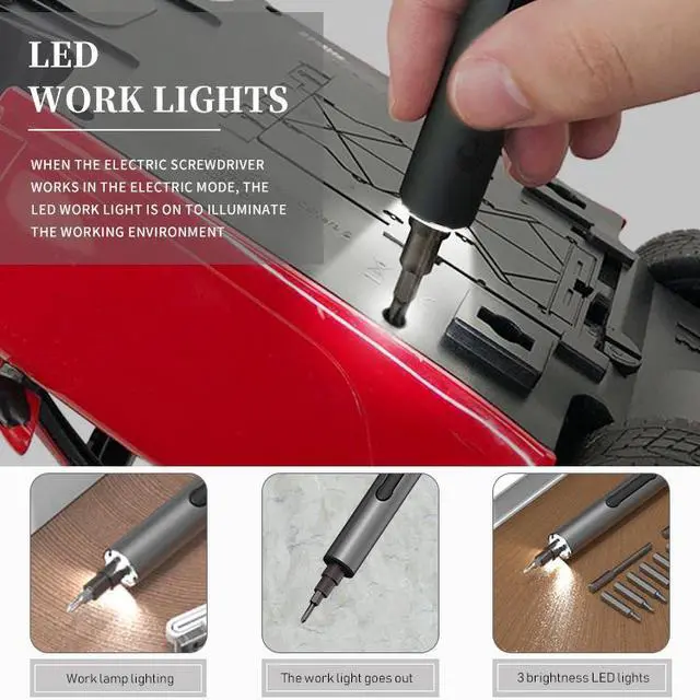 Alt view image 6 of 7 - 22 in 1 Cordless Electric Power Screwdriver