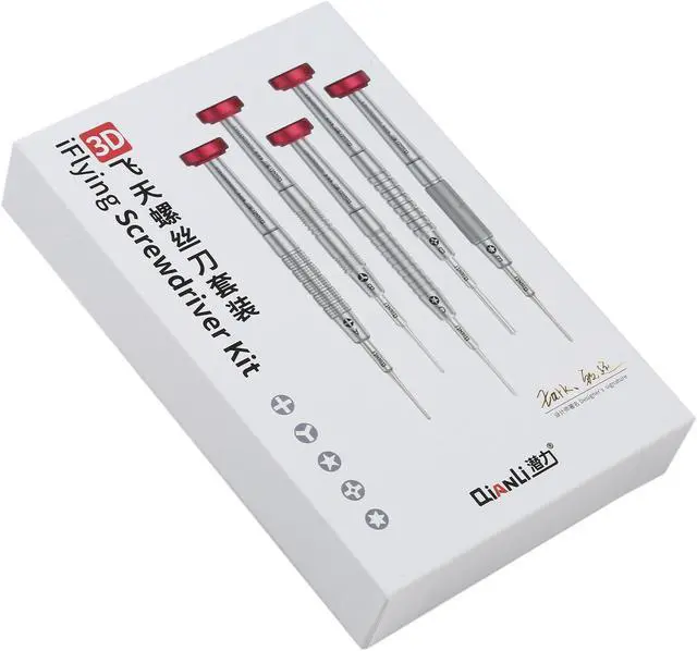 Alt view image 3 of 7 - Qianli iFlying 5 in 1 Aluminum Handle Anti-slip Screwdriver