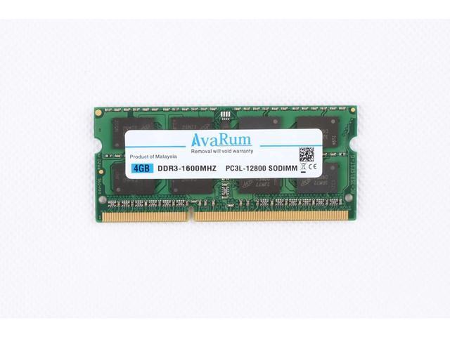 TECMIYO 8GB Kit PC3L-12800S DDR3 1600MHz Sodimm DDR3L-1600 PC3-12800 CL11 1,35V/1,5V 204Pin Non-ECC ungepufferter Laptop-Speicher RAM-Modul-Aufrüstung