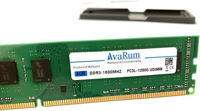 Alt view image 2 of 3 - 8GB (2x4GB) DDR3L 1600Mhz (PC3L-12800) 2RX8 Desktop Memory Module by Avarum Ram