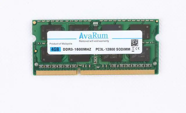 Alt view image 2 of 3 - Avarum Ram 8GB Kit (2 x 4GB) DDR3L-1600 SODIMM 2Rx8 Memory for ASUS Chromebox Mini PCs