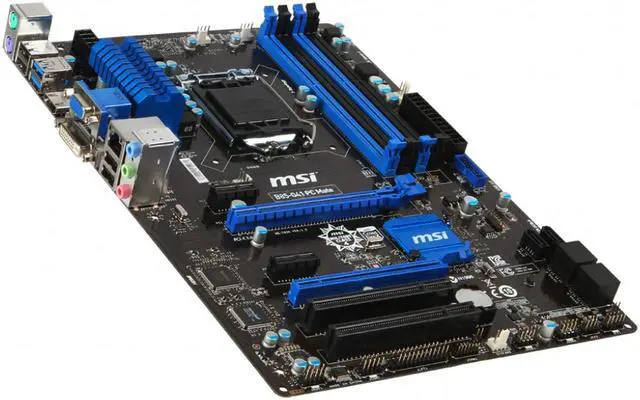 Alt view image 3 of 7 - MSI B85-G41 PC Mate LGA 1150 B85 HDMI Motherboard Combo Set with Intel Core i5-4590 LGA 1150 CPU 4pcs X 8GB = 32GB 1600MHz DDR3L 1.35V Memory by Avarum Ram