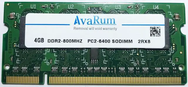 Alt view image 2 of 3 - 6GB (4GB & 2GB SODIMM Upgrade Kit) DDR2-800 for Apple iMac 2008 Core 2 Duo 8,1 by AVARUM RAM