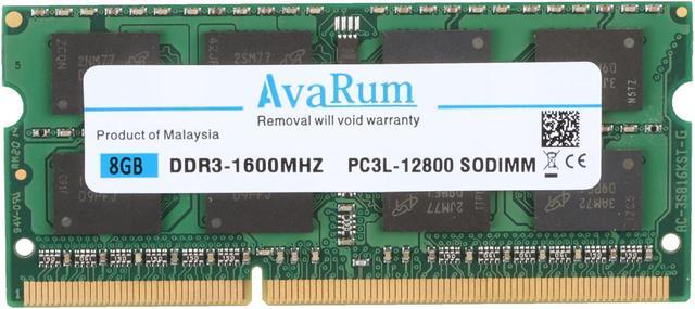 Main image of 8GB (1x8GB) DDR3 1600 (PC3 12800) SODIMM Laptop Memory RAM