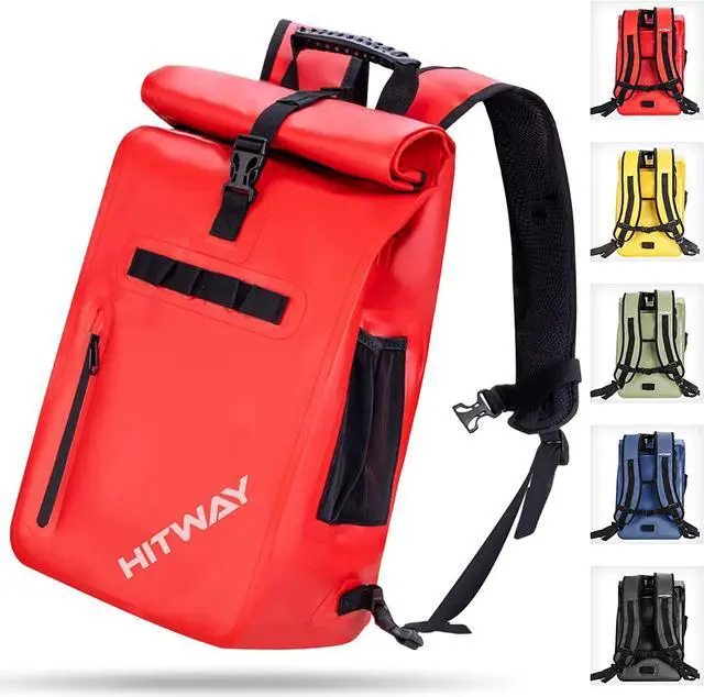 Main image of HITWAY Bike Pannier Bag Waterproof Bike Bag 29L Large Capacity Bike Rear Seat Trunk Bag Red