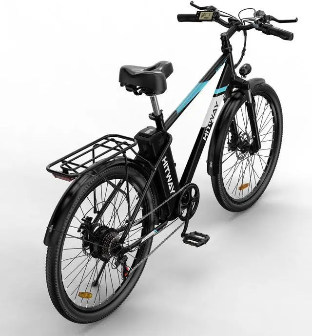 Alt view image 7 of 7 - HITWAY Electric Bike for Adults, 750W/48V/14Ah Ebike with Removable Battery, 20MPH/35-75Miles with 26"×3.0 Fat Tire, Shimano 7-Speed Transmission