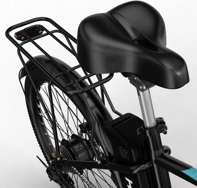 Alt view image 5 of 7 - HITWAY Electric Bike for Adults, 750W/48V/14Ah Ebike with Removable Battery, 20MPH/35-75Miles with 26"×3.0 Fat Tire, Shimano 7-Speed Transmission