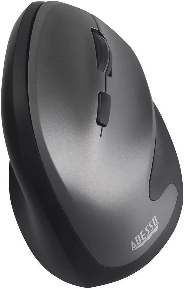 Alt view image 9 of 18 - Adesso Antimicrobial Wireless Vertical Ergonomic Mouse iMouseA20