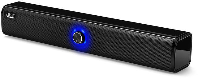 Alt view image 9 of 19 - Adesso Speaker Xtream S6 10Wx2 Bluetooth Wired dual mode Sound Bar Speaker RTL