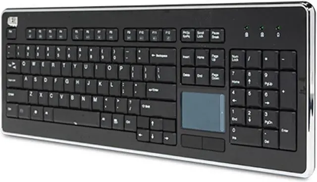 Alt view image 2 of 2 - Adesso SofTouch AKB-440UB Keyboard - USB - 104 Keys - Chrome