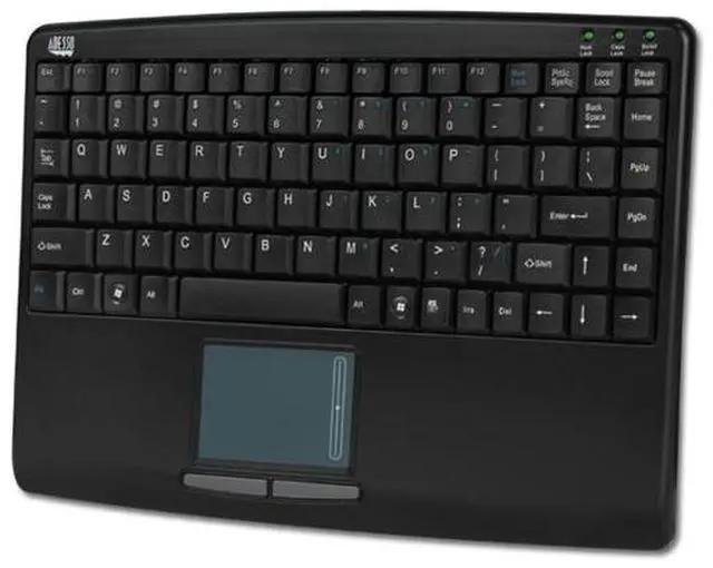 Alt view image 18 of 20 - Adesso SlimTouch 4110 Wireless Mini Touchpad Keyboard