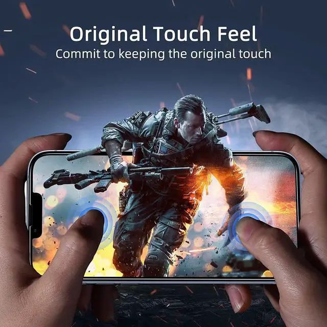 Alt view image 7 of 7 - Privacy Screen Protector for iPhone 13/13 Pro/14/16e [2-Pack][6.1 Inch] Display Tempered Glass Film with Easy Installation Frame Ultra HD 9H Hardness Scratch Resistant Case Friendly