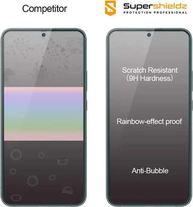 Alt view image 2 of 5 - Supershieldz (3 Pack) Designed for Samsung (Galaxy S23 Plus 5G) Tempered Glass Screen Protector, Anti Scratch, Bubble Free