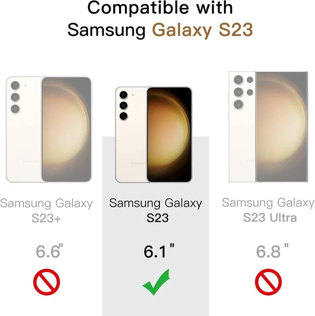 Alt view image 3 of 7 - Screen Protector for Galaxy S23 3-Pack