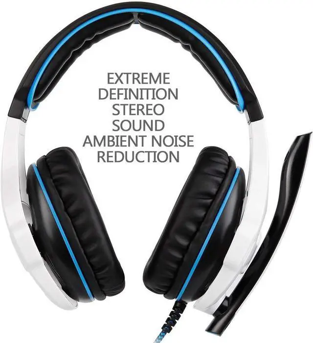 Alt view image 2 of 5 - Xbox Gaming Headset for Xbox Series, Xbox One,PS4, PlayStation, PS5 Over Ear Headphone with Mic Noise Cancelling(White)
