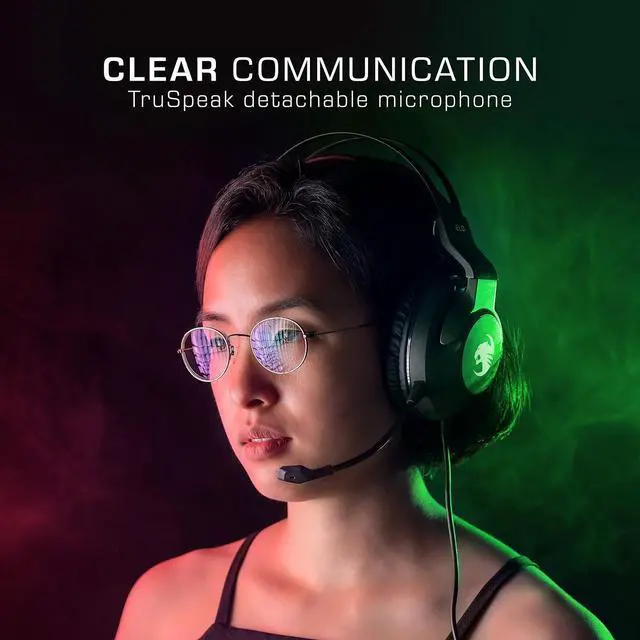 Alt view image 5 of 7 - ROCCAT Elo X Stereo PC Gaming Headset, Wired Cross-Platform Headphones for Mac, Xbox Series X|S, Xbox One, PlayStation, and Mobile, Detachable Noise Cancelling Microphone, Lightweight, Black