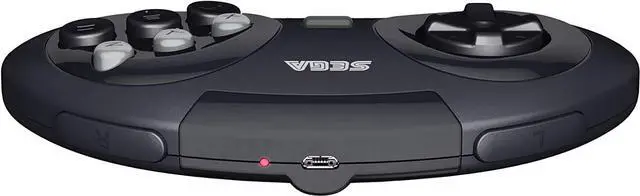 Alt view image 4 of 5 - Retro-Bit SEGA Genesis 2.4 GHz 8-Button Wireless Controller - (Black)