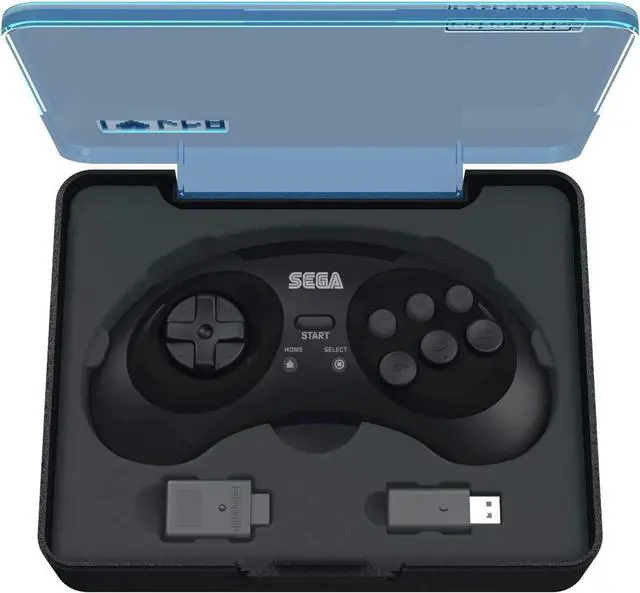 Alt view image 5 of 5 - Retro-Bit SEGA Genesis 2.4 GHz 8-Button Wireless Controller - (Black)