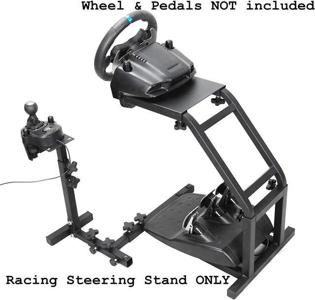 Alt view image 4 of 7 - VEVOR Racing Simulator Cockpit Height Adjustable Racing Wheel Stand with fit for Logitech G25, G27, G29, G920 Racing Wheel and Pedals Not Included