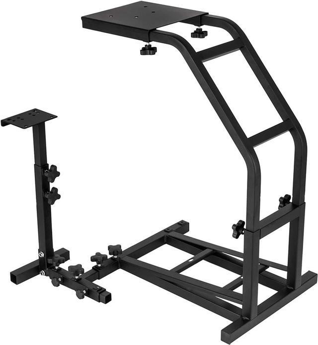 Alt view image 5 of 7 - VEVOR Racing Simulator Cockpit Height Adjustable Racing Wheel Stand with fit for Logitech G25, G27, G29, G920 Racing Wheel and Pedals Not Included