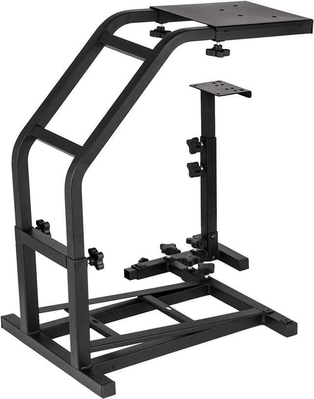 Alt view image 6 of 7 - VEVOR Racing Simulator Cockpit Height Adjustable Racing Wheel Stand with fit for Logitech G25, G27, G29, G920 Racing Wheel and Pedals Not Included