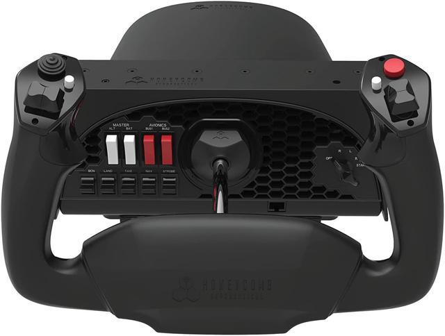 Main image of Honeycomb Aeronautical Alpha Flight Controls Yoke & Switch Panel in aviation quality for flight simulators | Universal control system for simmers, student pilots and pilots | Flight simulator for PC