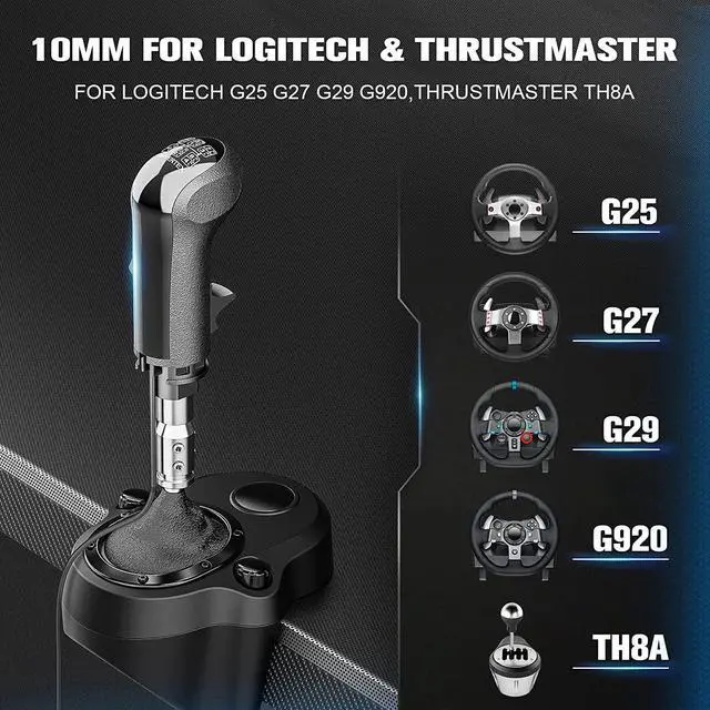 Alt view image 4 of 7 - aikeec USB Truck Simulator Shifter for PC, ATS ETS2, G27 G29 G920