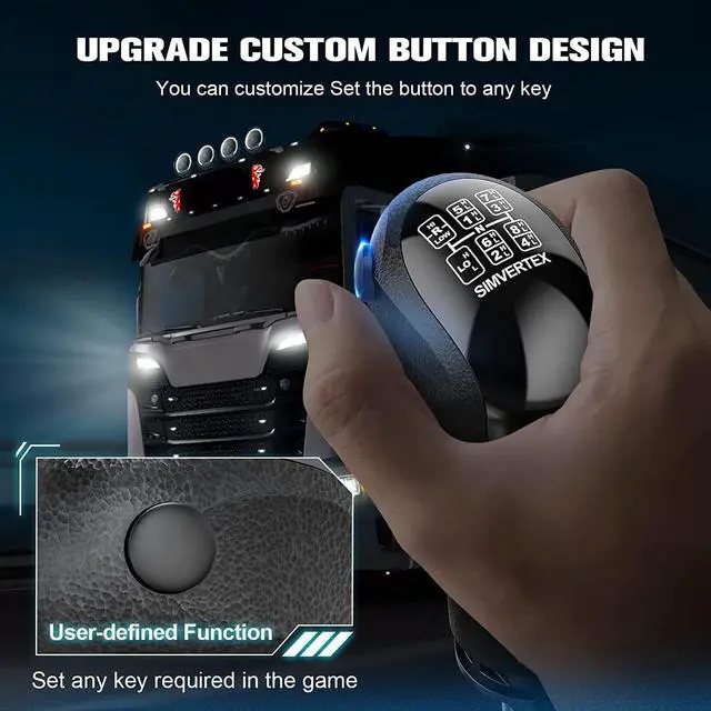 Alt view image 6 of 7 - aikeec USB Truck Simulator Shifter for PC, ATS ETS2, G27 G29 G920