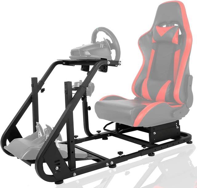 Hottoby G29 Driving Simulator Cockpit Racing Wheel Stand for Logitech G25  G27 G920 Gaming Fame Racing Wheel Shifter Pedals Seat Not Included