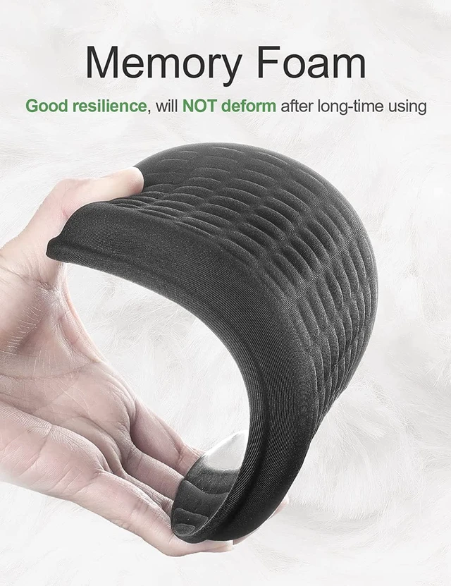 Alt view image 2 of 7 - 2Pcs Cloud Elbow Pads Desk Arm Rest Support Soft Memory Foam Wrist Rest Ergonomic Cushion Carpal Tunnel Pain Relief Gel Mouse Pillow for Computer Laptop Office Gaming Car Chair Accessory