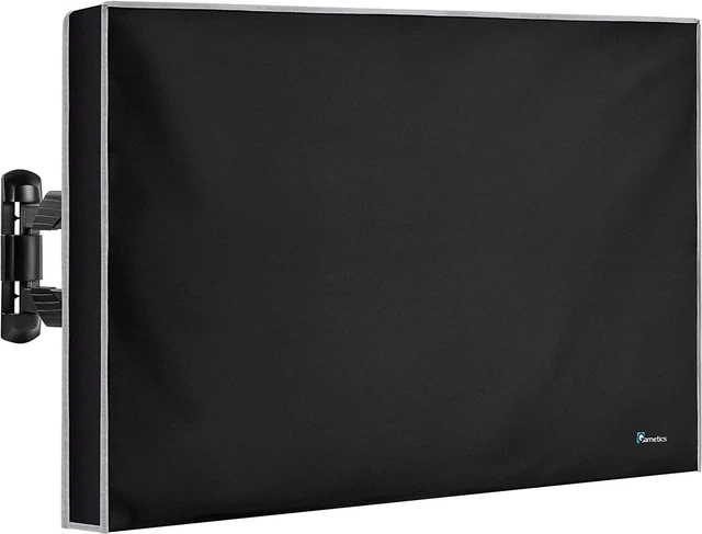 Main image of Garnetics Outdoor TV Cover 43 Inch Weatherproof Waterproof - 600D Heavy Duty for Outside 43, 43 Inch TV Cover Outdoor Enclosure with Bottom & Remote Pocket, Fits 40-43 Flat Screen