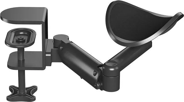 Main image of BONTEC Adjustable Arm Rest for Desk, 360° Rotating & Extendable, Aluminum