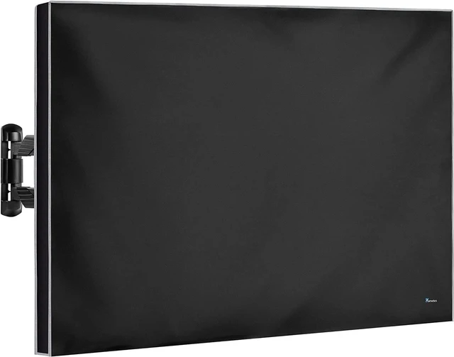 Main image of Garnetics Outdoor TV Cover 24 Inch Waterproof, Weatherproof TV Enclosures with Smart Shield Screen Protectors, Ideal for Outdoor Use, Moving, and Storage - Black