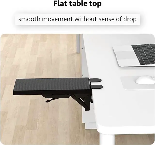 Alt view image 2 of 5 - HONJIE Computer Arm Rest for Desk, Suitable for Office desks, Sturdy Mouse arm Support, Computer Desk Extender, Suitable for Home and Office
