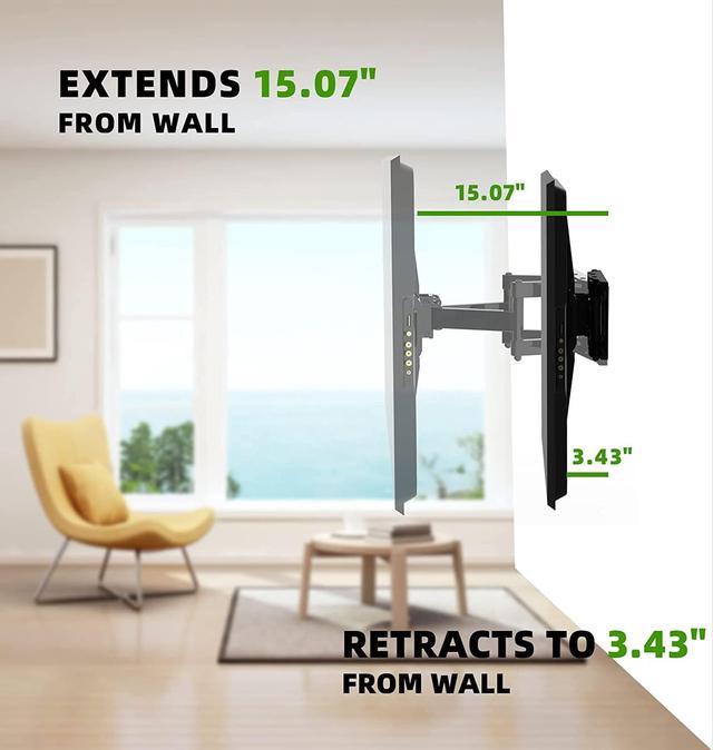 USX MOUNT Full Motion TV Wall Mount for Most 32-70 inch Flat