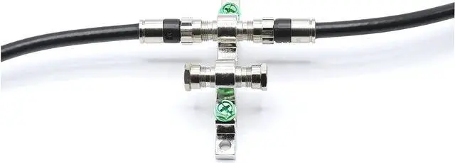 Alt view image 5 of 7 - 25' Feet, Black RG6 Coaxial Cable (Coax Cable) with Weather Proof Connectors, F81 / RF, Digital Coax - AV, Cable TV, Antenna, and Satellite, CL2 Rated, 25 Foot, Welcome to consult