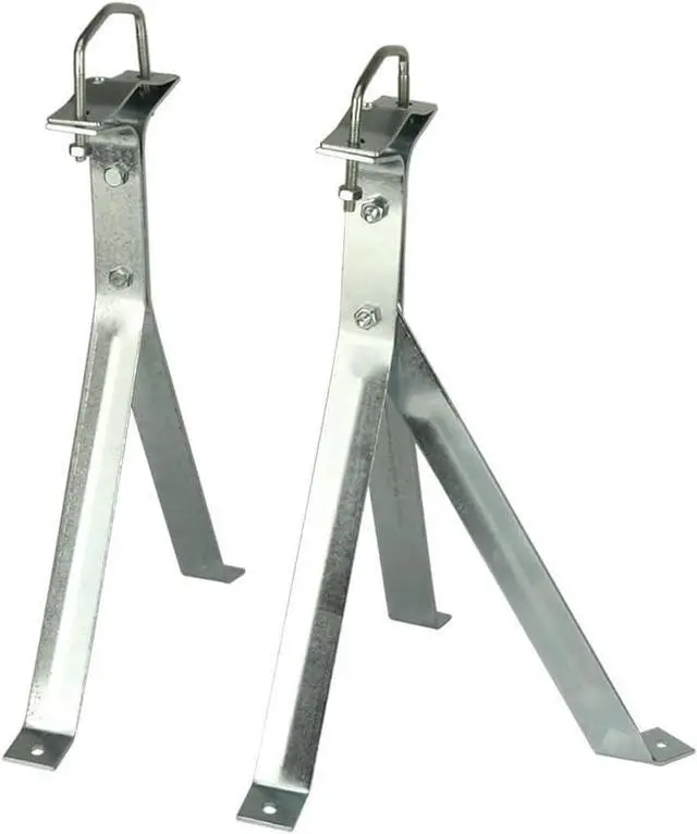 Main image of Skywalker 12 Heavy-Duty Wall Mount Pair for TV Antenna Mast with (2) Brackets with Lag Bolts