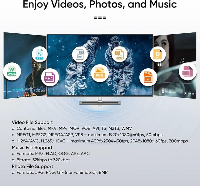 Alt view image 6 of 7 - NEUMI Atom 4K Lite Digital Trigger Media Player for USB Drives and SD Cards