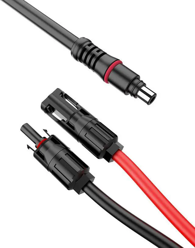 Alt view image 3 of 7 - Solar ConnectorsTo DC7909, DC8020 Adapter Perfectly Solar Connector, Compatibility with Jackery Portable Power Station, Solar Panel Extension Cable, 12AWG Heavy Wire