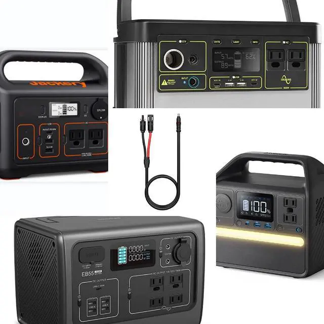 Alt view image 5 of 7 - Solar ConnectorsTo DC7909, DC8020 Adapter Perfectly Solar Connector, Compatibility with Jackery Portable Power Station, Solar Panel Extension Cable, 12AWG Heavy Wire