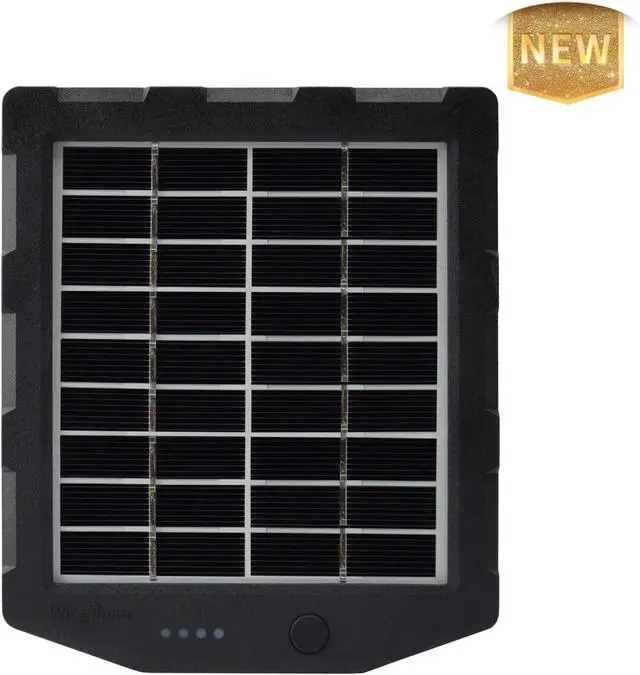 Alt view image 5 of 6 - Camera Solar Panel, WingHome Solar Battery Charger Kit 12V/1A 6V/1.5A with Build-in 2000mAH Rechargeable Lithium Battery IP66 Waterproof Hunting Accessory