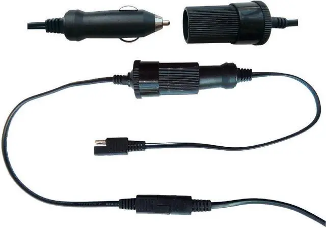 Alt view image 2 of 7 - Sunway Solar 16FT Battery Charger Extension Cable Adapter SAE Connectors Quick Connect with Battery Clamps For 12V Trickle Charger And Maintainer, 12Volt Solar Panel Power System Kit