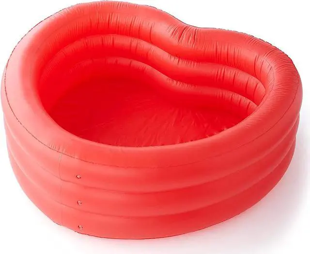 Main image of Ban.do Novelty Shaped Inflatable Swimming Pool, Red Heart