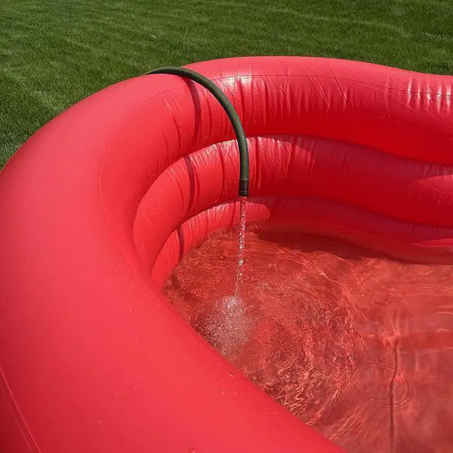 Alt view image 4 of 5 - Ban.do Novelty Shaped Inflatable Swimming Pool, Red Heart