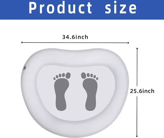 Main image of Inflatable Pool Foot Bath Basin, Swimming Pool Clean Feet for Entry Ladder