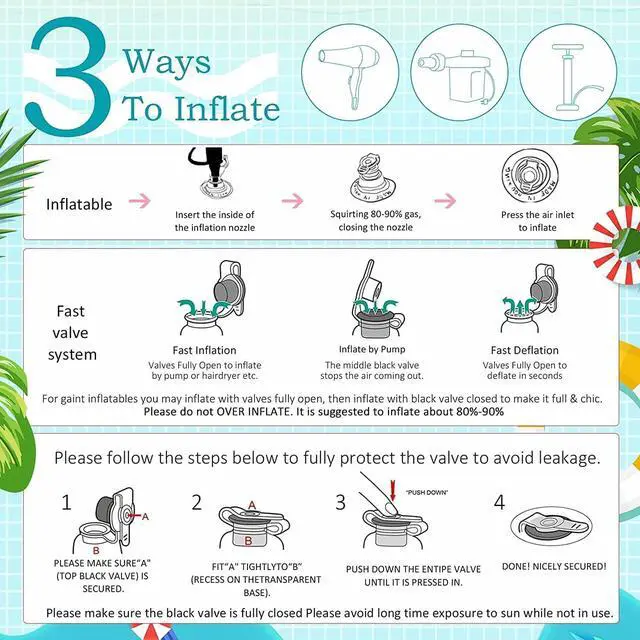 Alt view image 7 of 7 - Float Joy Tanning Pool Floats Adult Inflatable Tanning Bed for Backyard Lake Floats Tanning Pool Lounger Sunbathing Pool