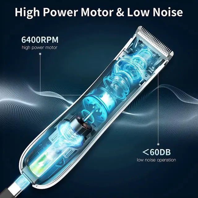 Alt view image 6 of 6 - Body Trimmer for Men, KENSEN Body Hair Trimmer Men for Pubic Hair, IPX7 Waterproof Electric Razor Ball Shaver with LED Light, Rechargeable Wet and Dry Body Shaver for Groin Groomer