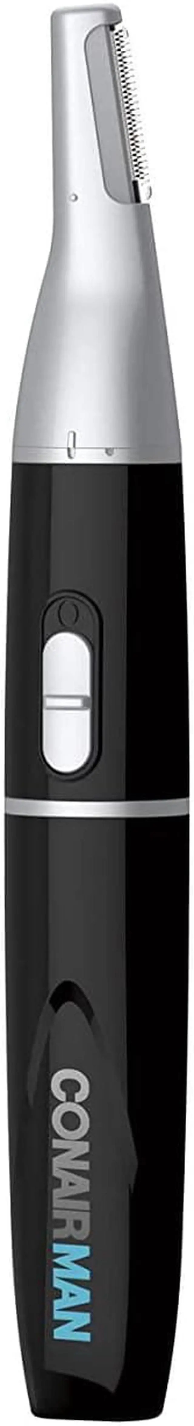 Main image of ConairMAN All-in-One Personal Trimmer for Men, for Nose, Ear, Eyebrows and Sideburns Hair Trimmer, 4 piece Men's Grooming Kit, Lithium Battery-Powered