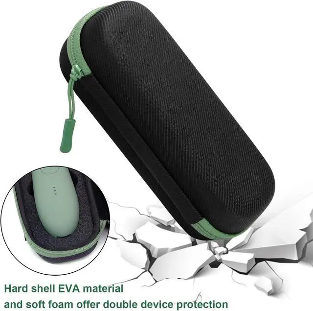 Alt view image 5 of 6 - Case for Meridian Trimmer, Hard Carrying Case for MANSPOT Groin Hair Trimmer Without Recharge Dock, Meridian Shaver Storage Travel Bag MANSPOT Trimmer Holder with Shockproof Detachable Insert Foam
