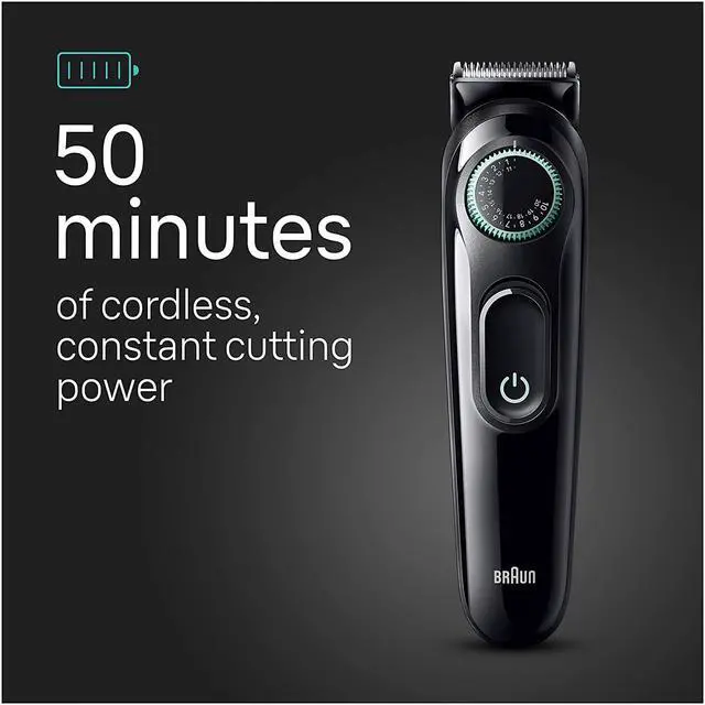 Alt view image 5 of 7 - Braun All-in-One Style Kit Series 3 3460, 6-in-1 Trimmer for Men with Beard Trimmer, Ear & Nose Trimmer, Hair Clippers & More, Ultra-Sharp Blade, 40 Length Settings, Washable